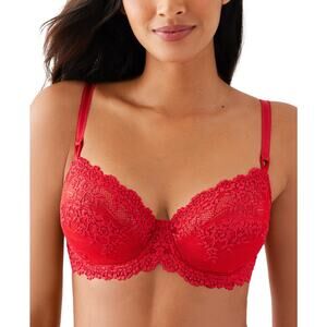 Wacoal Women's Embrace Lace Underwire Bra Red Size 34DD 0996